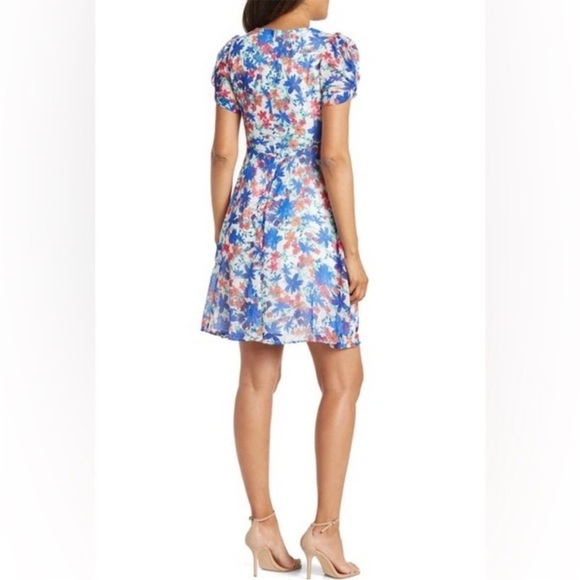 Calvin Klein Floral-Print Dress sz 8 - Picture 9 of 9